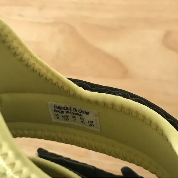 Suicoke Green / Neon Yellow Kisee V Sandal
