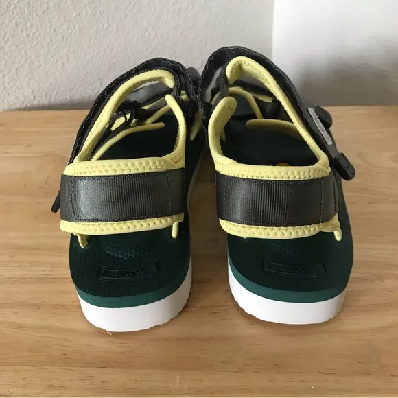 Suicoke Green / Neon Yellow Kisee V Sandal