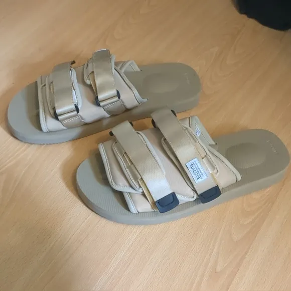 Suicoke Vibram MOTO-VS Sandals Mens 10 Womens 12 Tan
