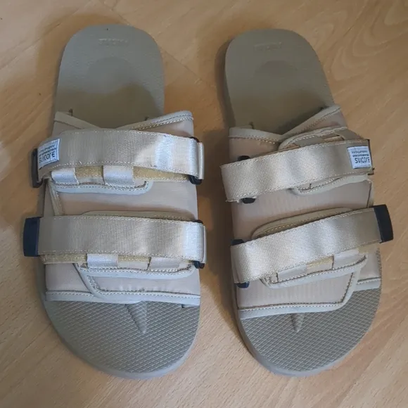 Suicoke Vibram MOTO-VS Sandals Mens 10 Womens 12 Tan