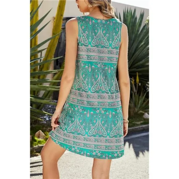 Summer Dresses for Women Beach Green
