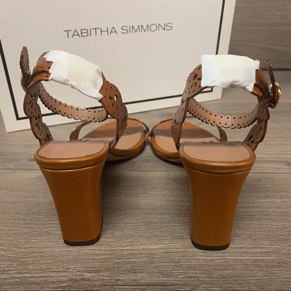 Tabitha Simmons | Bobbin Laser Cut Leather Sandals