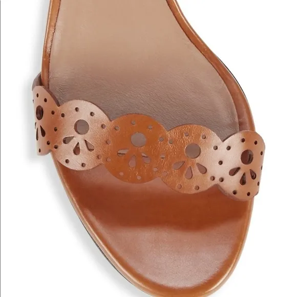 Tabitha Simmons | Bobbin Laser Cut Leather Sandals