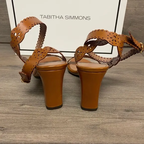 Tabitha Simmons | Bobbin Lasercut Leather Sandals