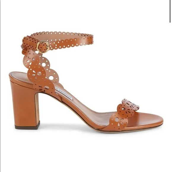 Tabitha Simmons | Bobbin Lasercut Leather Sandals