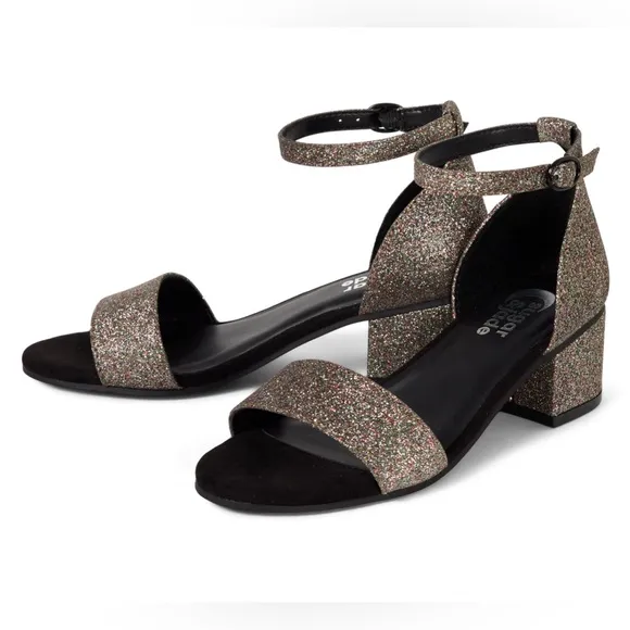 Take all Leopard Sequin Dress,Leopard Belt,Glitter Block Heel Sandals, Bag