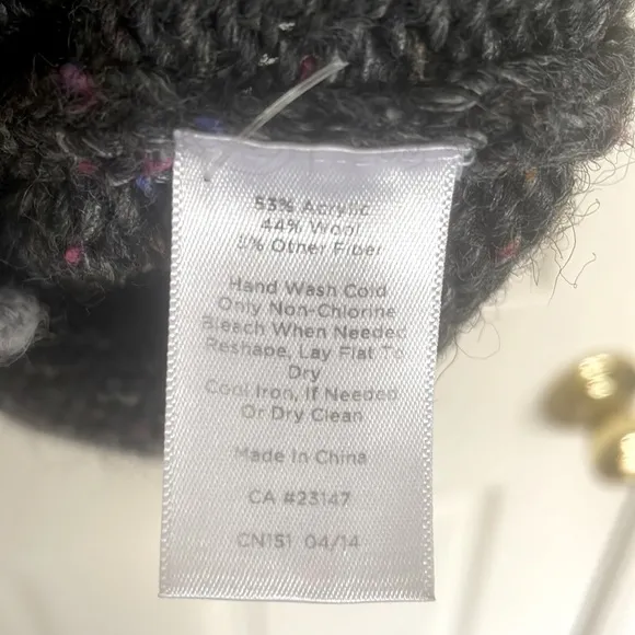 Talbots Grey Button Down Sweater Cardigan Size P