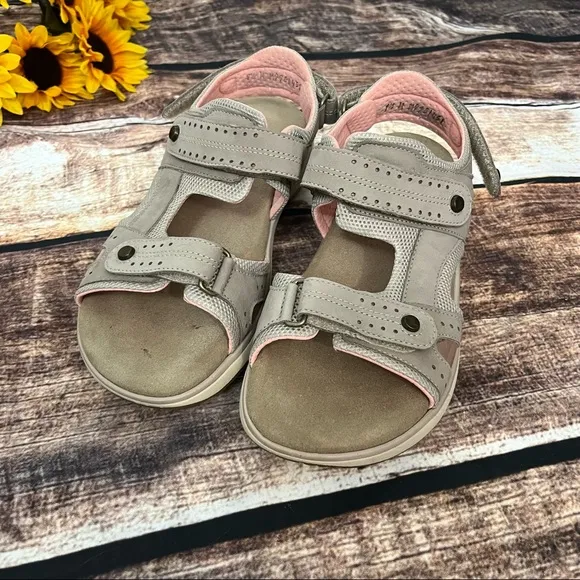 Taupe Sports Sandals by SAS are in like new condition. Size 9.5