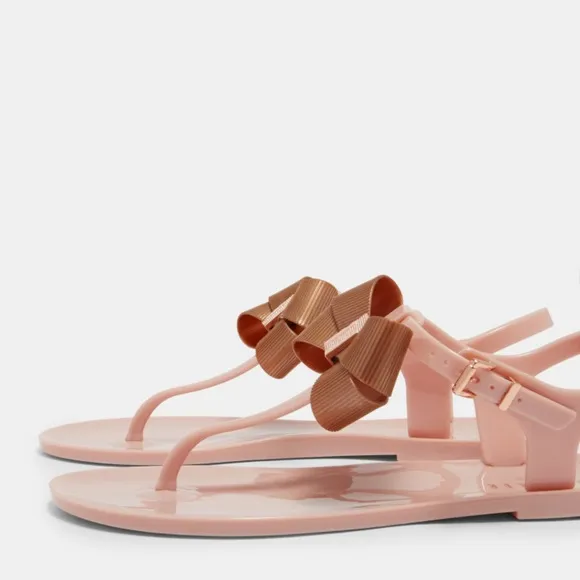 Ted Baker CAMARIL Bow Detail Jelly Sandals