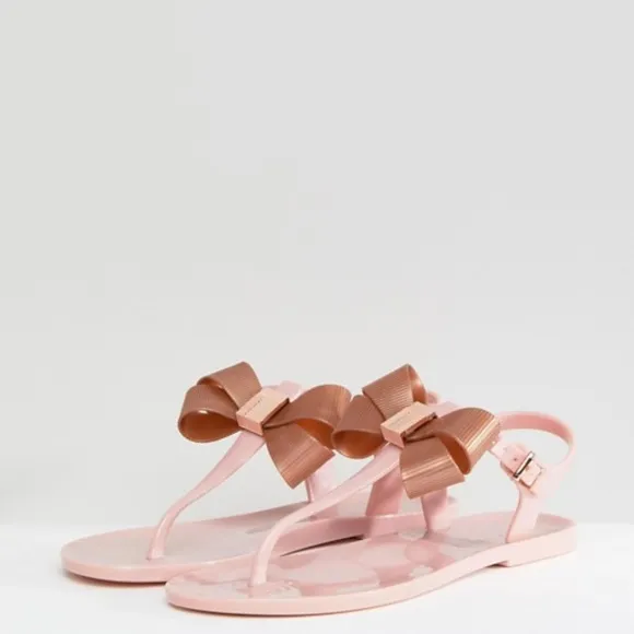 Ted Baker CAMARIL Bow Detail Jelly Sandals