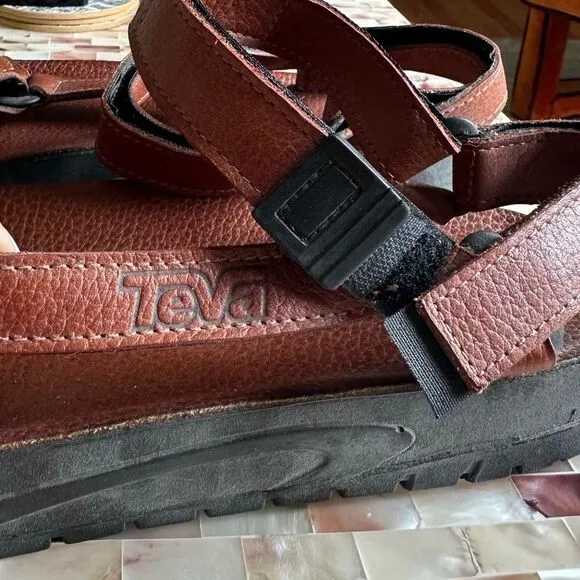 Teva Brown Leather Hiking Sandals Size 13/14