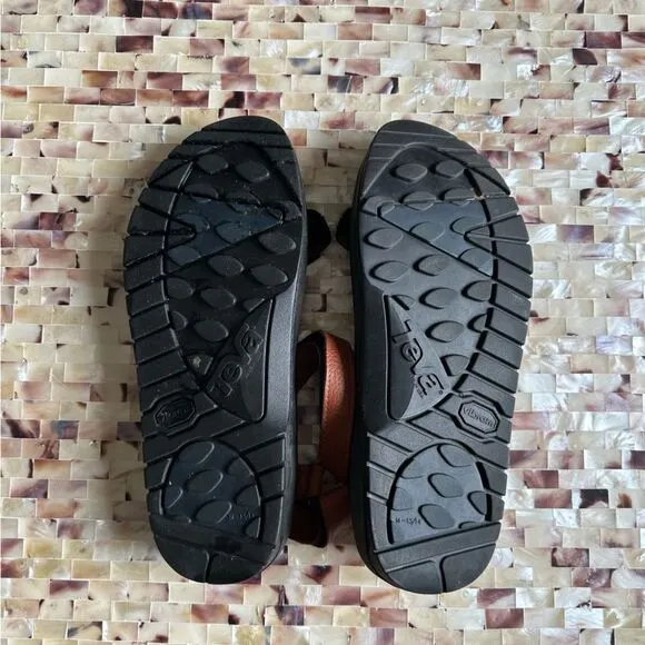Teva Brown Leather Hiking Sandals Size 13/14