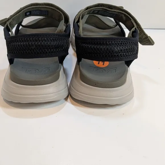 Teva Green and Black Sandals