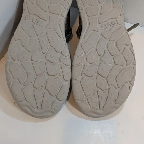 Teva Green and Black Sandals