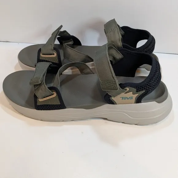 Teva Green and Black Sandals