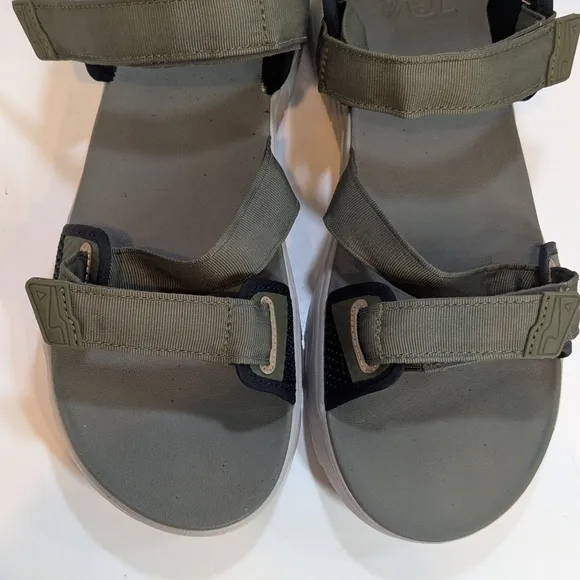 Teva Green and Black Sandals