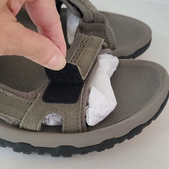 TEVA Hudson Hiking Sandal Bungee Cord Suede Water Sports Men's 12 NIB