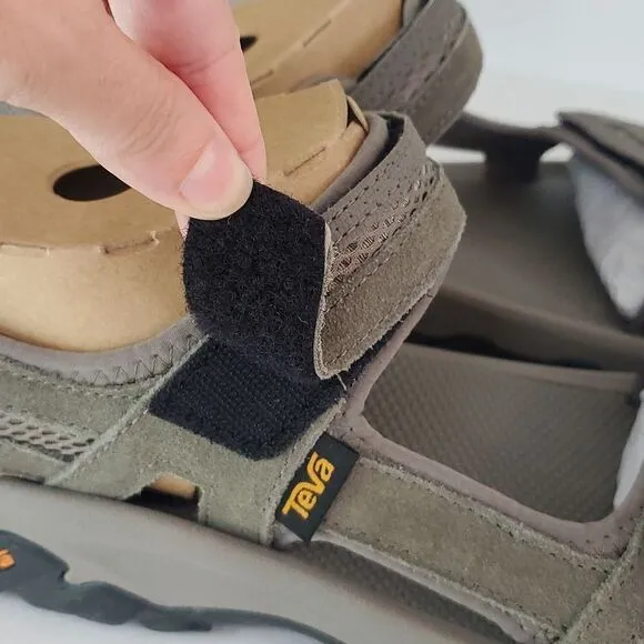 TEVA Hudson Hiking Sandal Bungee Cord Suede Water Sports Men's 12 NIB