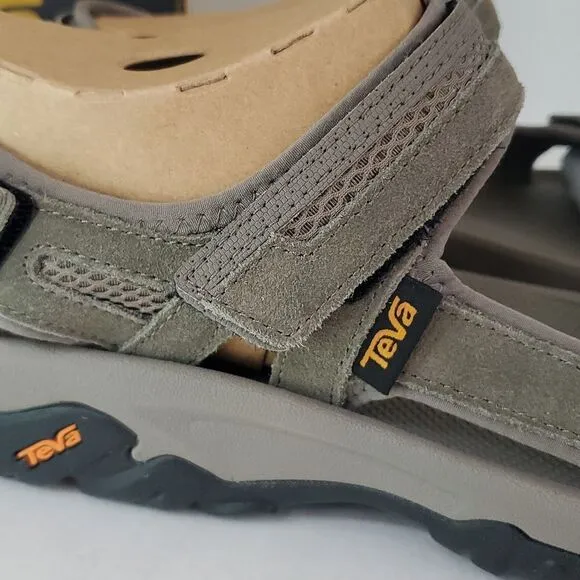 TEVA Hudson Hiking Sandal Bungee Cord Suede Water Sports Men's 12 NIB