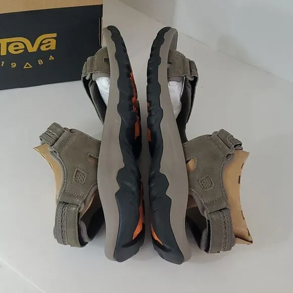 TEVA Hudson Hiking Sandal Bungee Cord Suede Water Sports Men's 12 NIB