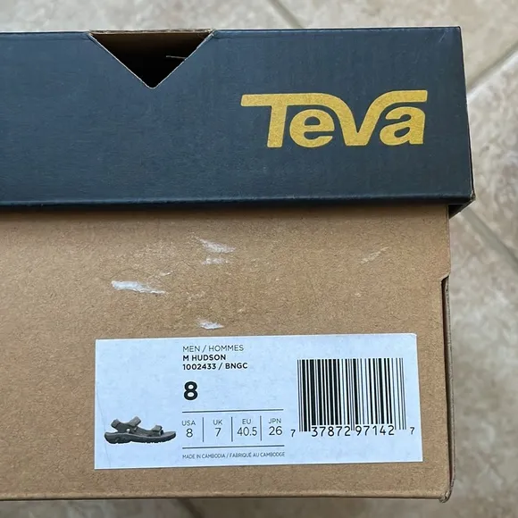 Teva Hudson Suede Mesh Sports Sandals