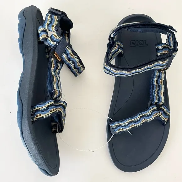 Teva Hurricane water hiking sandals navy blue NWT