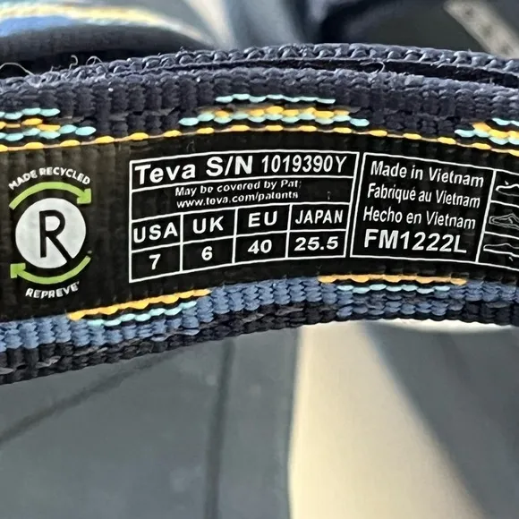 Teva Hurricane water hiking sandals navy blue NWT