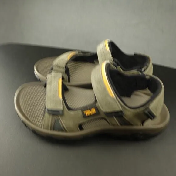 Teva Katavi 2 Cognac Olive Gray Trail Sandals Hiking Water Sport Comfort Size 7