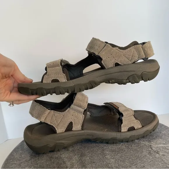 Teva Katavi 2 Taupe Brown Tan Strap Original Sandals 8