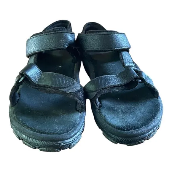 Teva Mens Black Comfort Strap Sandals Universal Outdoor Hiking Sandals Size 12