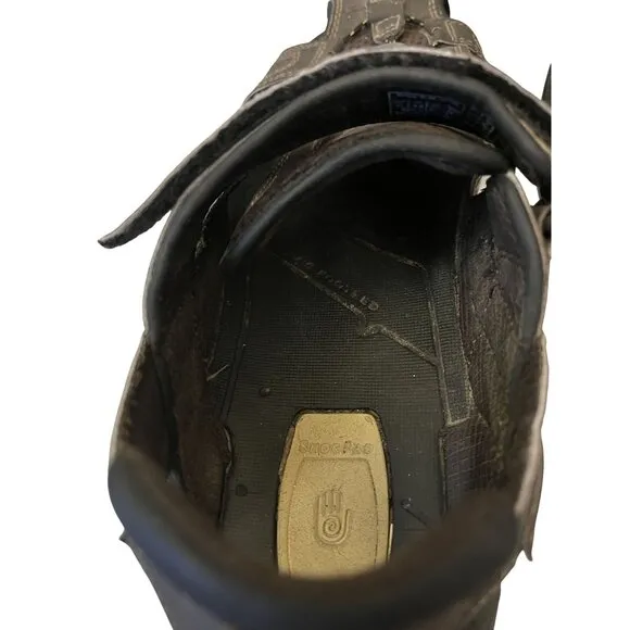 TEVA Mens Brown Leather Forbay Outdoor Sports Fishing Boating Sandal Size 10
