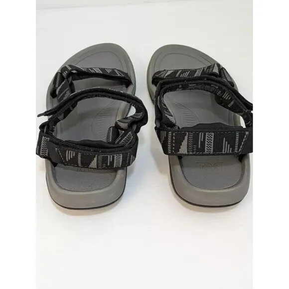 Teva Men's Hurricane XLT2 Strappy Hiking Sandals, Gray/Black, 13