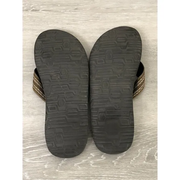 Teva Mush 2 Flip Flop Men's Sandals 11 Brown Comfort Casual Slip on Summer