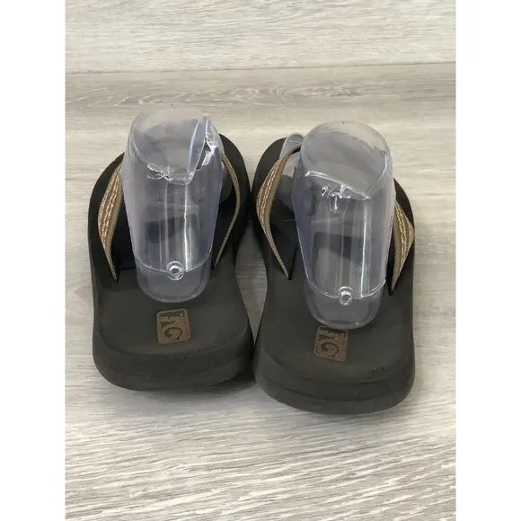 Teva Mush 2 Flip Flop Men's Sandals 11 Brown Comfort Casual Slip on Summer