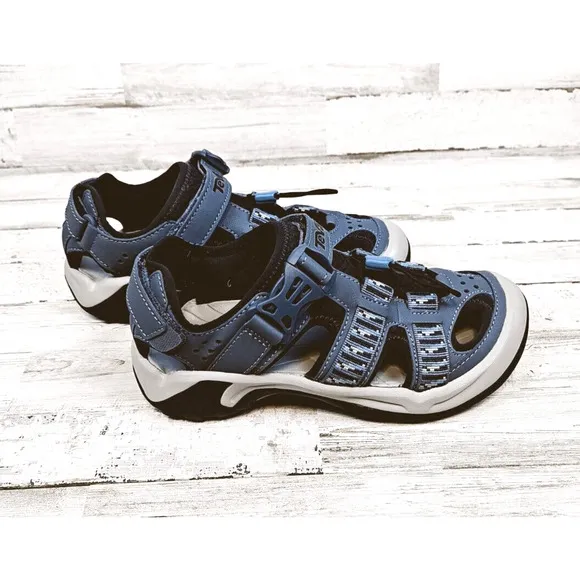 TEVA OMNIUM STACKS BLUE MIRAGE STRAP HIKING SPORT WOMEN SANDALS SZ 5.5 NWOB