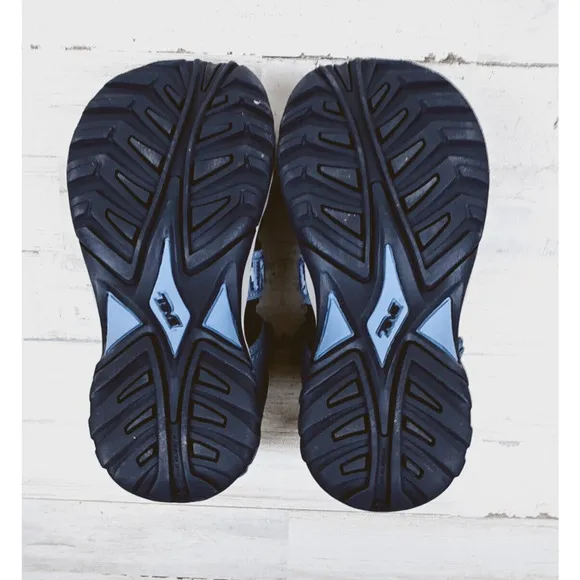 TEVA OMNIUM STACKS BLUE MIRAGE STRAP HIKING SPORT WOMEN SANDALS SZ 5.5 NWOB