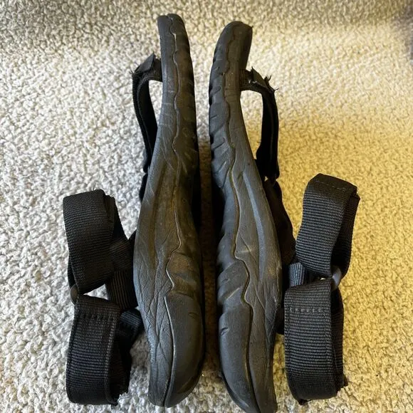 Teva Sandals 12 Black 4156 Hurricane Sling Back Trail Hiking Trail Water Sports
