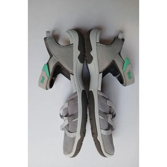 Teva Sandals Womens Tirra CT Shoes Gray Sports Outdoors Closed Toe Comfort 9.5