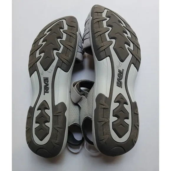 Teva Sandals Womens Tirra CT Shoes Gray Sports Outdoors Closed Toe Comfort 9.5