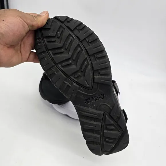 Teva Shoes Men's 12 Hudson Hiking Sandals Grey Black