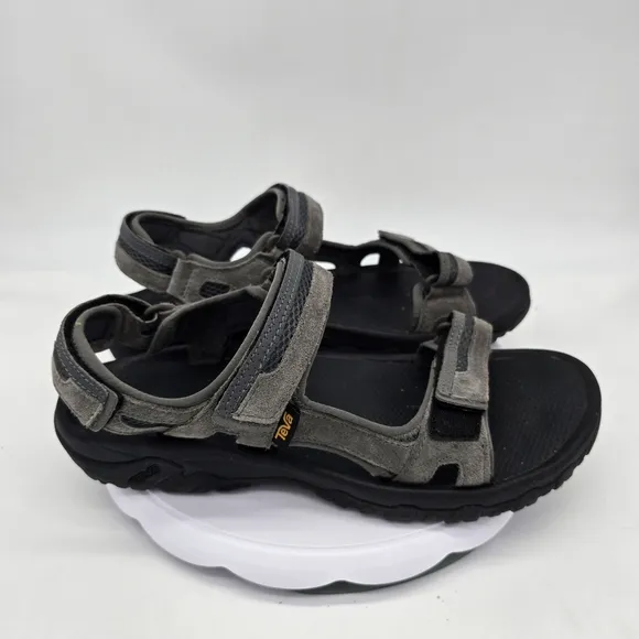 Teva Shoes Men's 12 Hudson Hiking Sandals Grey Black
