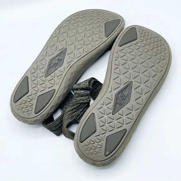 Teva Terra Float 2 Knit Universal Olive Brown Hiking Sandals - Men’s 10