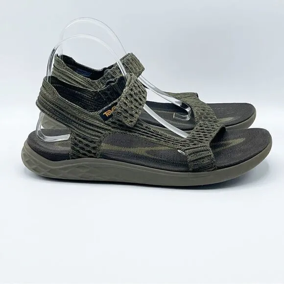 Teva Terra Float 2 Knit Universal Olive Brown Hiking Sandals - Men’s 10