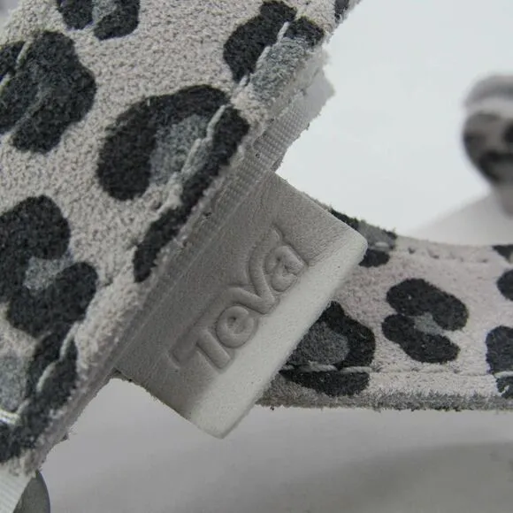 TEVA MIDFORM UNIVERSAL LEOPARD SANDALS SZ 5