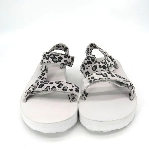TEVA MIDFORM UNIVERSAL LEOPARD SANDALS SZ 5