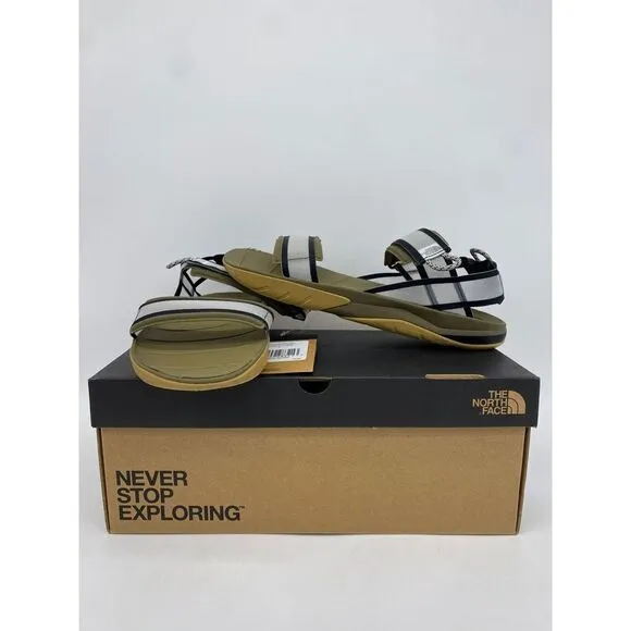 The North Face Sandals Mens 9 Olive Black Skeena Sports Flat NF0A5JC6WMB NEW