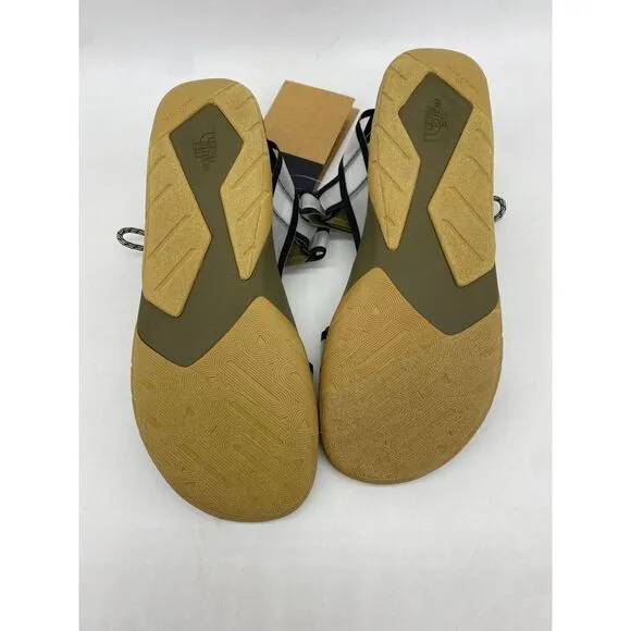 The North Face Sandals Mens 9 Olive Black Skeena Sports Flat NF0A5JC6WMB NEW
