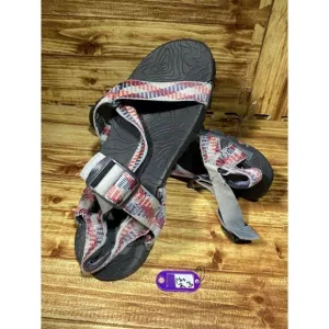 THE NORTH FACE Comfort Hiking Strappy Sandals Gray Orange Size men's US 11