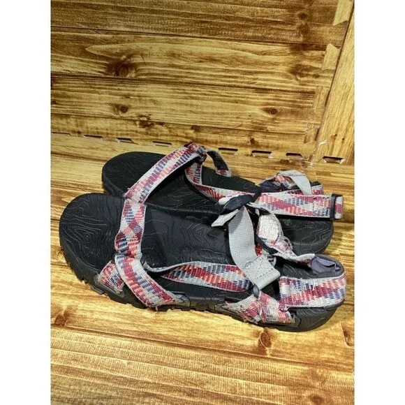 THE NORTH FACE Comfort Hiking Strappy Sandals Gray Orange Size men's US 11