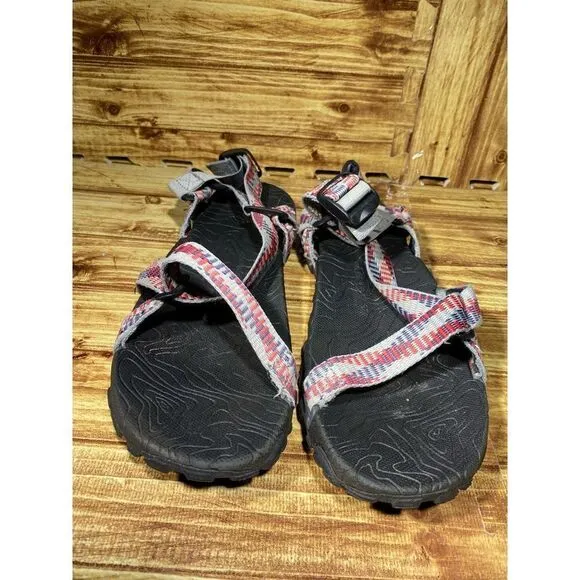 THE NORTH FACE Comfort Hiking Strappy Sandals Gray Orange Size men's US 11
